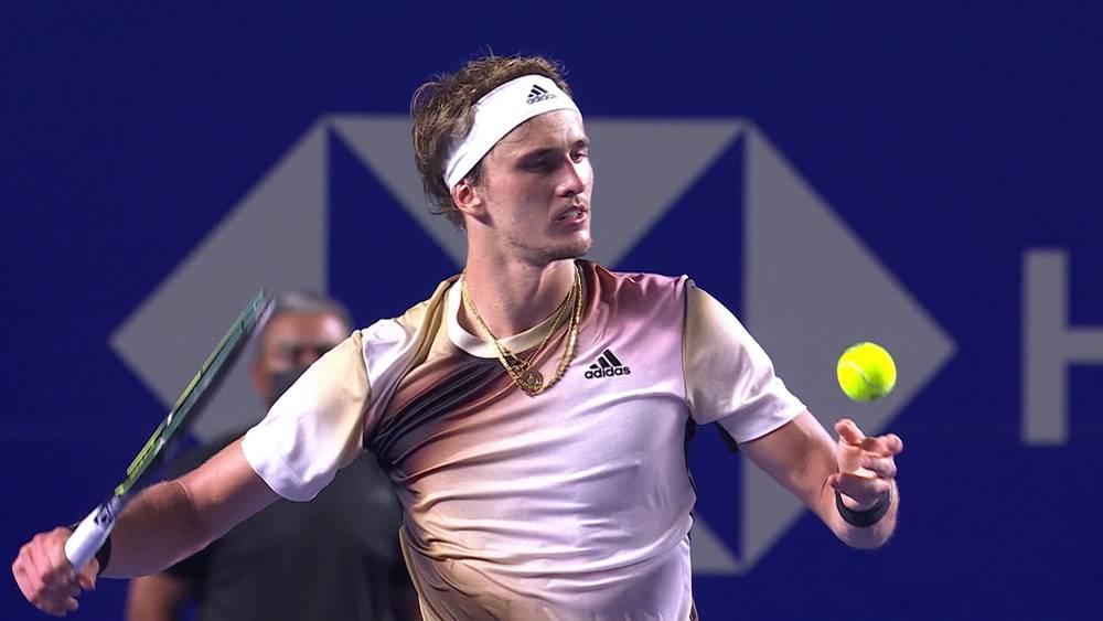 Tennis: Sanction atténuée de Zverev après sa crise de nerfs à Acapulco