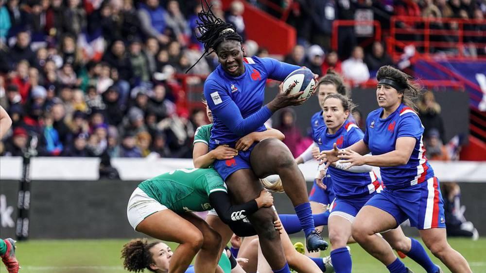 Tournoi des six nations féminin: les Bleues régalent face à l'Irlande
