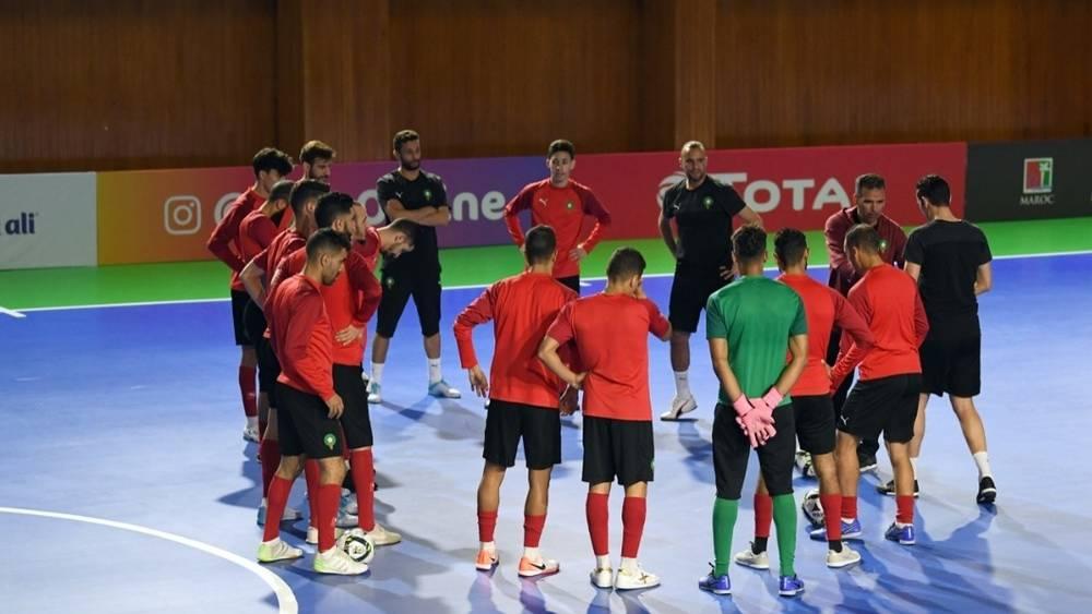 Futsal : Première séance d'entraînement de l'équipe nationale du Maroc