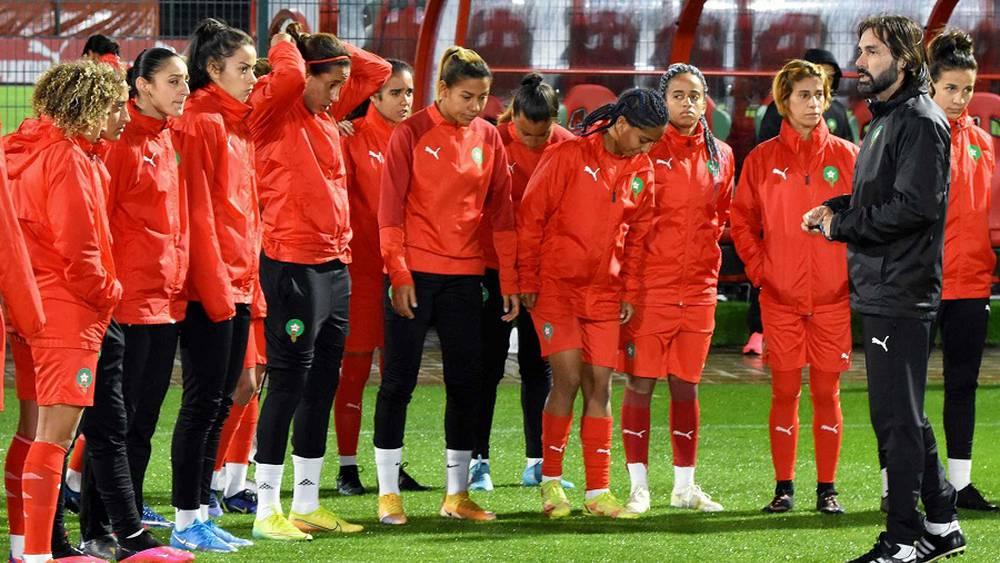 المنتخب المغربي النسوي يواصل استعداداته لمواجهتي غامبيا وغانا الوديتين