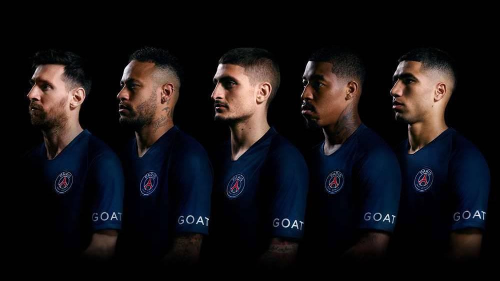 بحضور حكيمي في الإعلان وغياب مبابي.. سان جيرمان يوقع عقد رعاية مع "GOAT" مقابل 50 مليون يورو