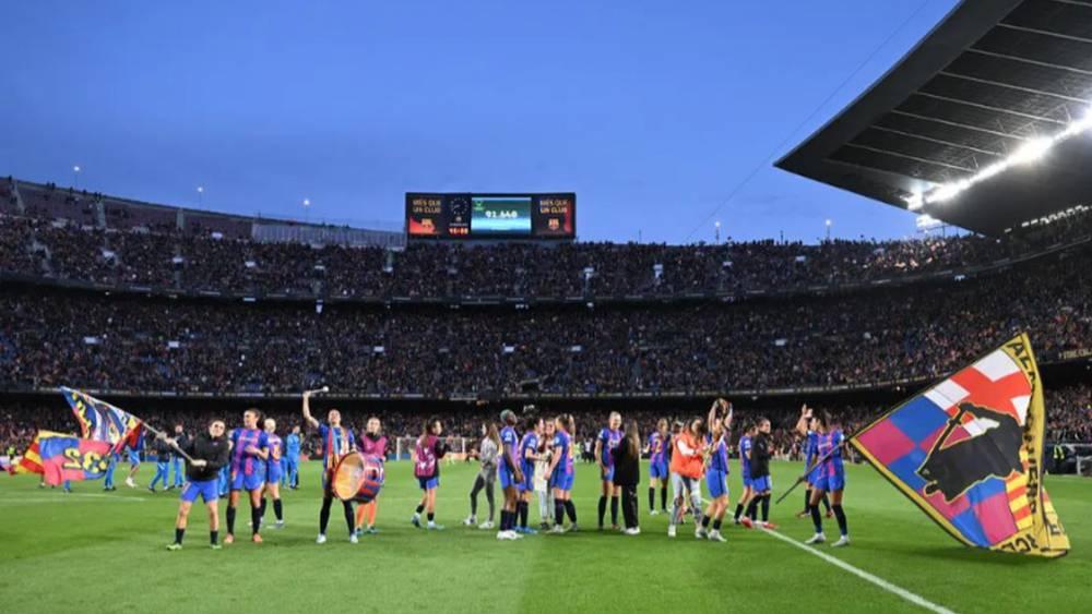 رقم قياسي جديد في مباراة سيدات برشلونة