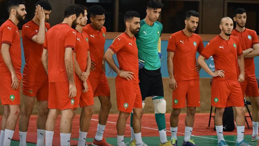 Dernière séance d'entraînement des Lions de l'Atlas de futsal avant d''affronter le Koweït
