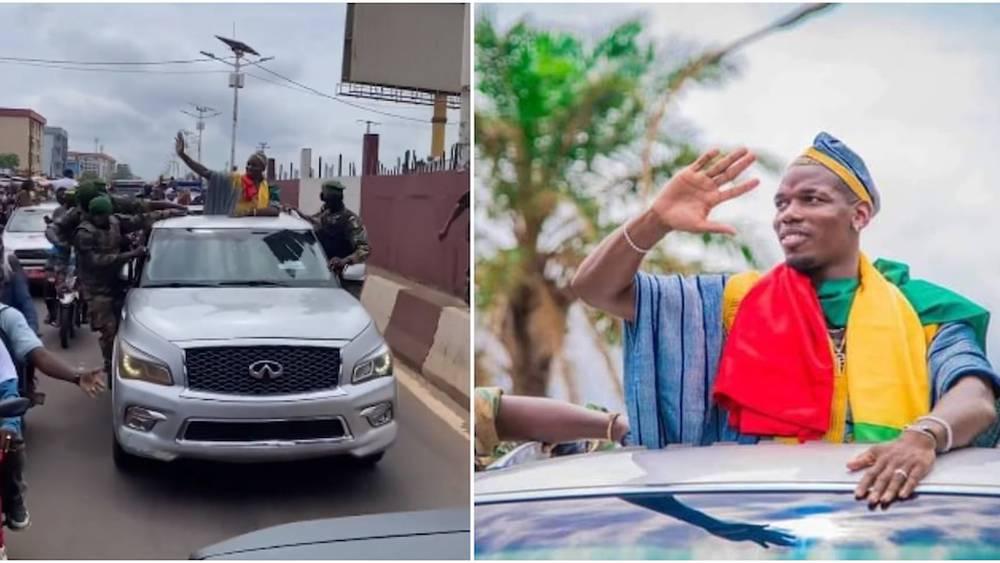 بالفيديو/ بوغبا يزور غينيا ويلقى استقبال "الفاتحين" من شعب بلده الأصلي