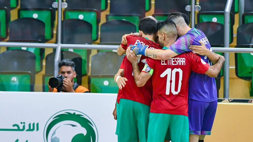 كأس العرب لـ"الفوتسال"/ المنتخب المغربي ينتصر بثلاثية (3-0) على ليبيا ويتأهل للدور نصف النهائي