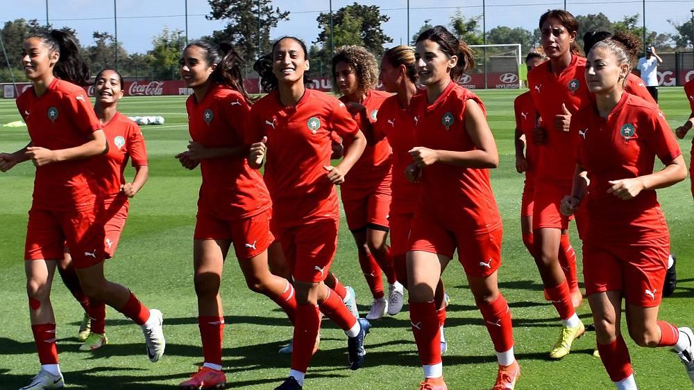 المنتخب المغربي يجري آخر حصصه التدريبية قبل مواجهة بوتسوانا في ربع نهائي "كان السيدات"