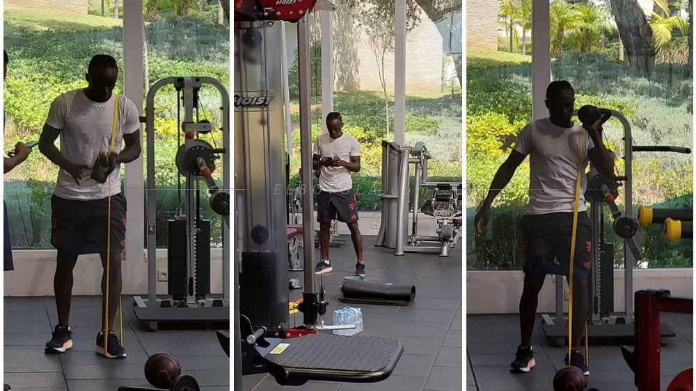 Sadio Mané s’entraîne au Complexe Mohammed VI de Maâmoura