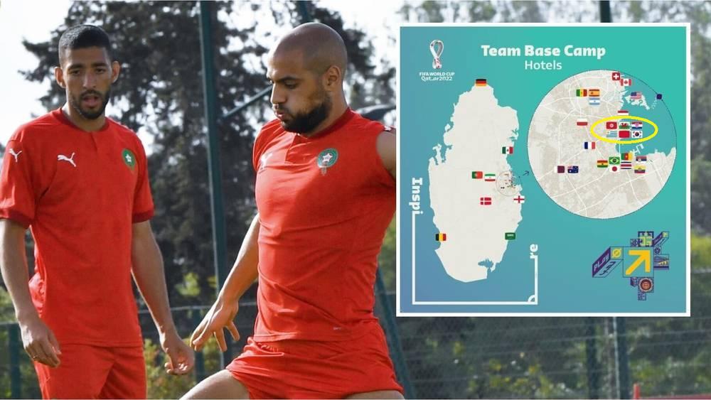 كأس العالم/ 24 منتخبا من أصل 32 يقيمون في دائرة نصف قطرها 10 كيلومترات ومعسكر المنتخب المغربي يتواجد بجانب إقامة كرواتيا
