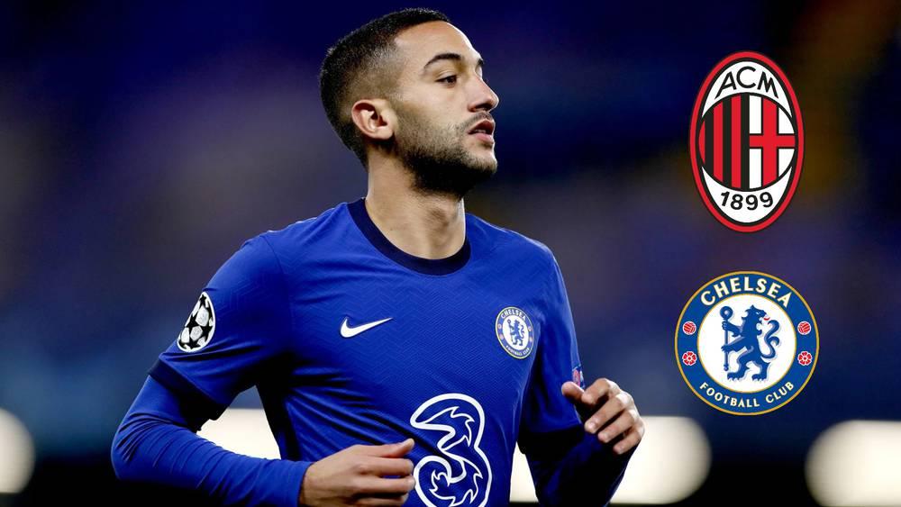 "ديلي ميل": "تشيلسي مستعد لبيع زياش إلى ميلان مقابل 8.4 مليون جنيه إسترليني"