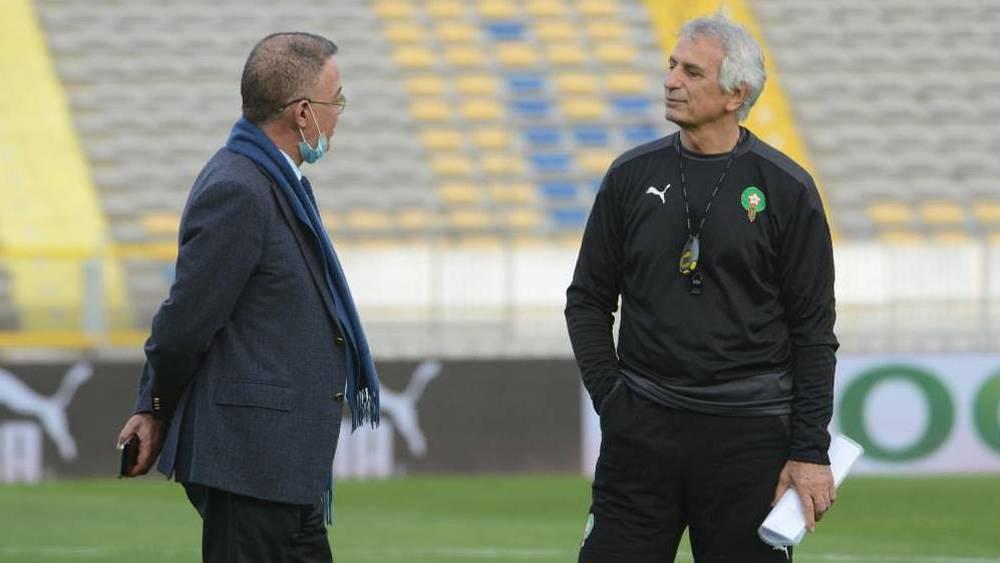 الجامعة: "في موضوع مستقبل المنتخب الأول خاصة على مستوى إدارته التقنية تم الاتفاق على ضرورة خلق أجواء هادئة للاستعداد الجيد للمونديال"