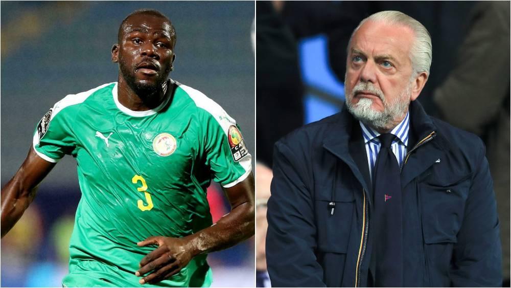 رئيس نابولي يرفض التعاقد مع اللاعبين الأفارقة بسبب "الكان" وكوليبالي يرد: "على الجميع أن يحترمنا"