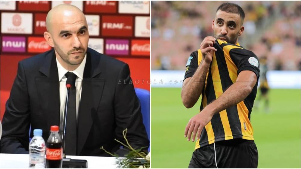 حمد الله يواصل رده على الركراكي: "لم أتوقف عن ممارسة التداريب خلال فترة توقيفي وكما ترون فأنا جاهز للعب"