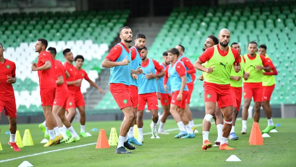 المنتخب المغربي يختتم تحضيراته لمواجهة الباراغواي الودية