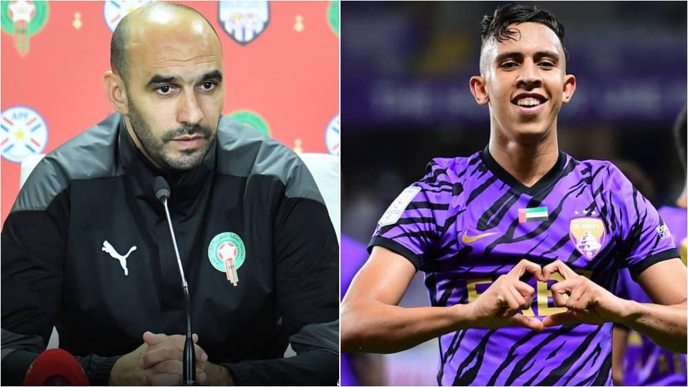 الركراكي: "رحيمي نال فرصته أمام مدغشقر ولم يكن مقنعاً وكان يعاني من الوزن الزائد"