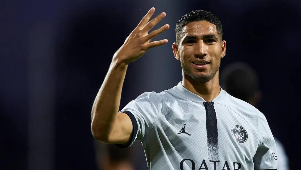 أشرف حكيمي أساسي في مواجهة باريس سان جيرمان أمام ماكابي حيفا بدوري أبطال أوروبا