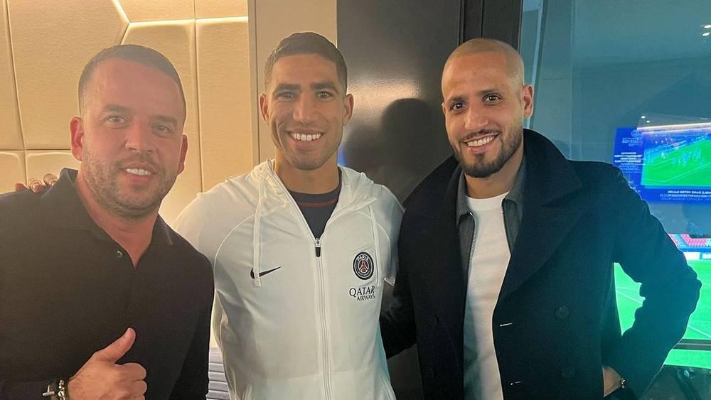 الأحمدي يزور حكيمي في "حديقة الأمراء" على هامش مباراة سان جيرمان ومكابي حيفا