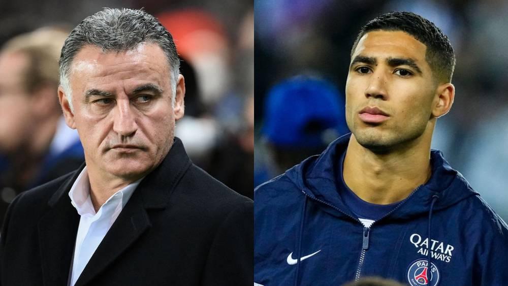 غالتييه عن حكيمي بعد تغيير خطة لعب سان جيرمان: "الفكرة هي تحرير المهاجمين"