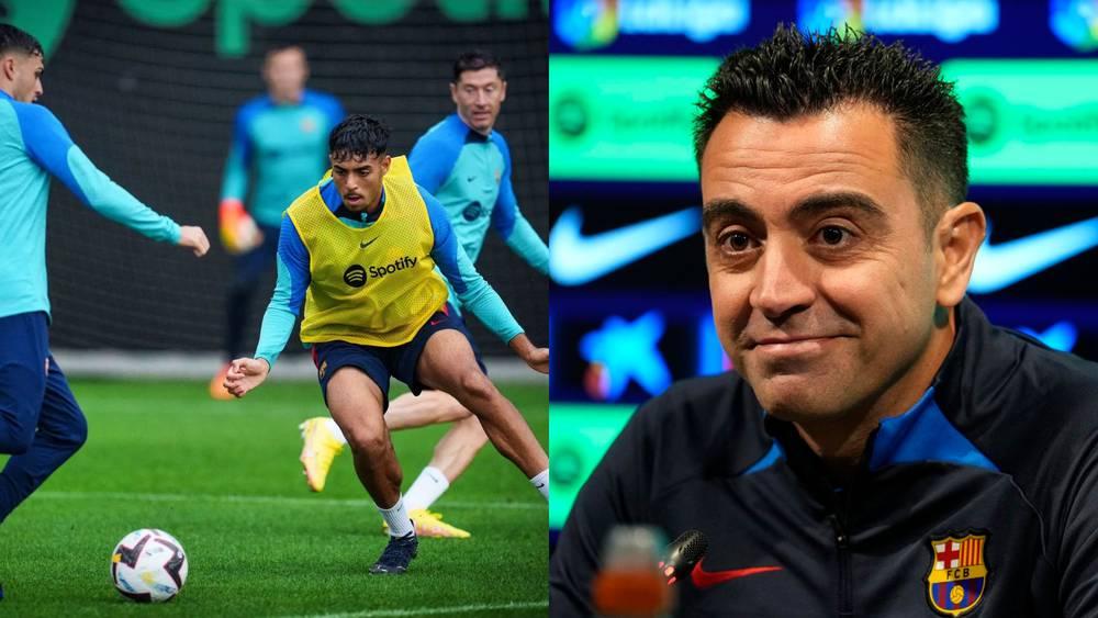 تشافي: "شادي رياض لاعب قوي بدنيا وله مستقبل في برشلونة"