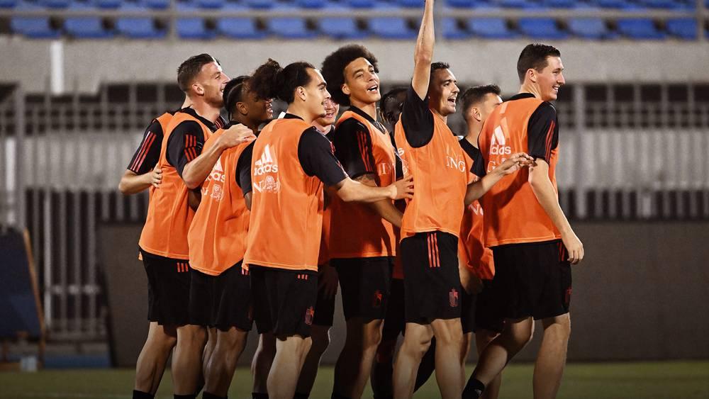 المنتخب البلجيكي يجري أولى حصصه التدريبية بالكويت تأهبا لمواجهة مصر في آخر مبارياته الودية قبل المونديال