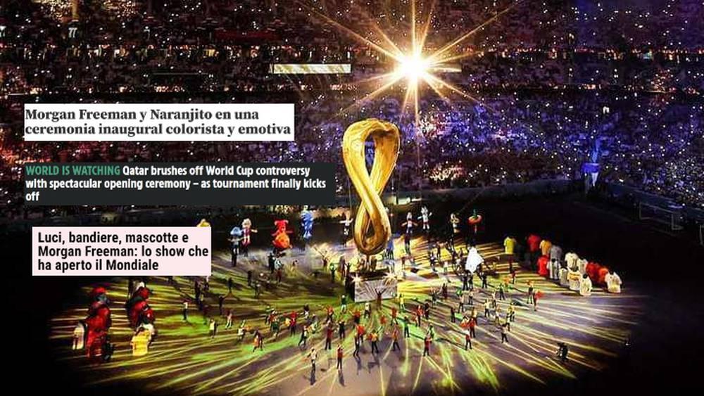 الصحافة العالمية تشيد بتنظيم مونديال 2022: "قطر تتجاهل الجدل حول كأس العالم بحفل افتتاح مذهل"