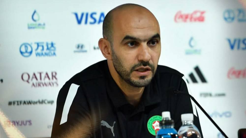 الركراكي: "إذا لم تحترمنا بلجيكا فسيكون ذلك صعبًا عليهم"