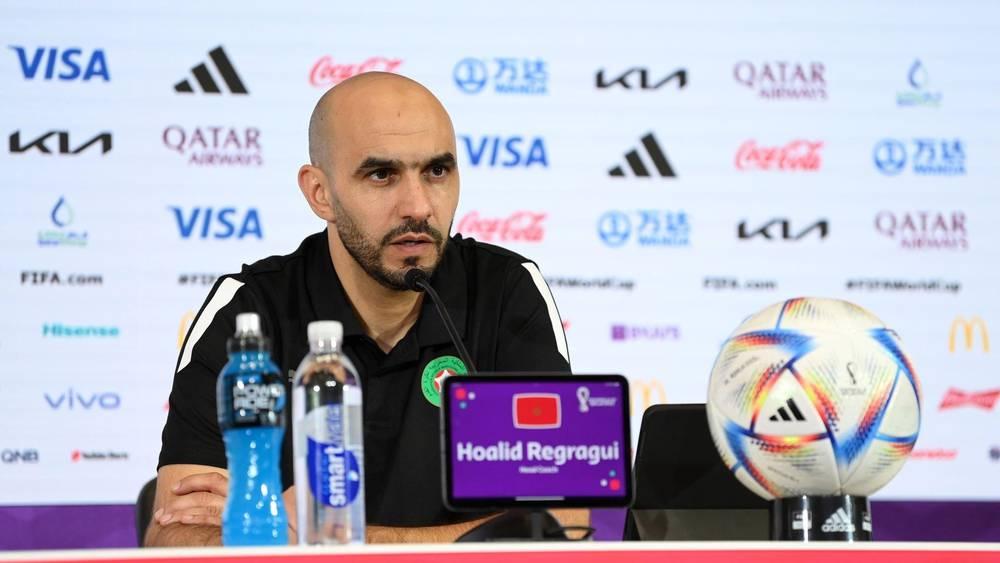 الركراكي: "دور النصيري معنا لا يعلمه سوى مدربو المستوى العالي.. أملاح يخوض المونديال بألم في الركبة وأتمنى استمرار تألق أمرابط"