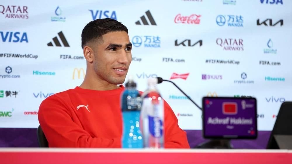 حكيمي: "سعداء جدا بهذا الفوز التاريخي.. منذ سنوات لم نمر لدور الثمن ونريد أن نغير عقليات المغاربة والعالم العربي"