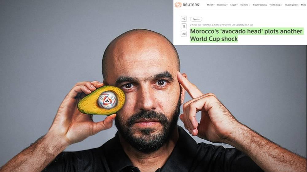 وكالة "رويترز" عن الركراكي: "رأس الأفوكادو المغربي يُخطّط لصدمة أخرى في كأس العالم"