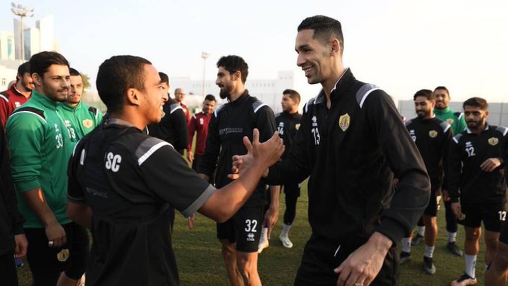 نادي قطر يحتفي بعودة بانون إلى التداريب بعد المشاركة المونديالية رفقة "الأسود"