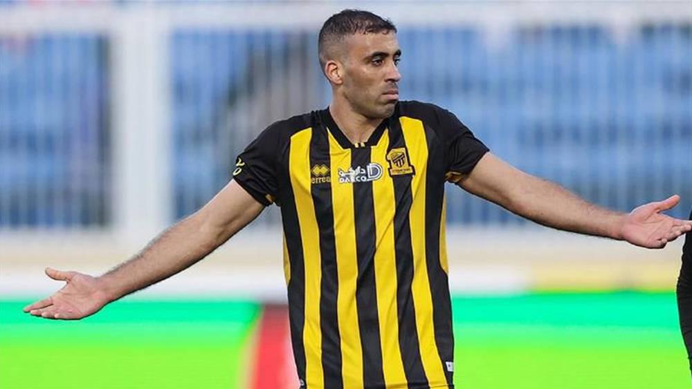 حمد الله يشتبك مع زميله عبد العزيز البيشي بعد نهاية مباراة الاتحاد وأبها