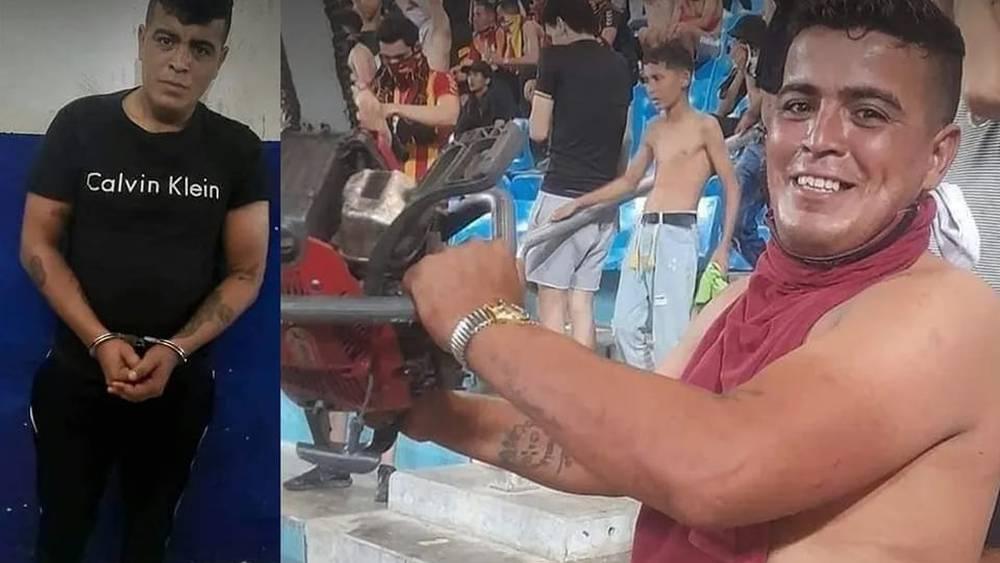 والدة "حامل المنشار" في مباراة الترجي وشبيبة القبائل: "ابني التقى الشاب الذي قام بقطع الحديد والتخريب وطلب فقط التقاط صورة تذكارية مع المنشار للاحتفاظ بها"