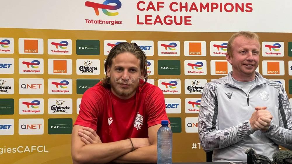 حنين: "استخلصنا بعض النقاط الجيدة من لقاء الذهاب أمام سان داونز ونعمل من أجل تقديم مستوى جيد غدا والفوز بالمباراة"