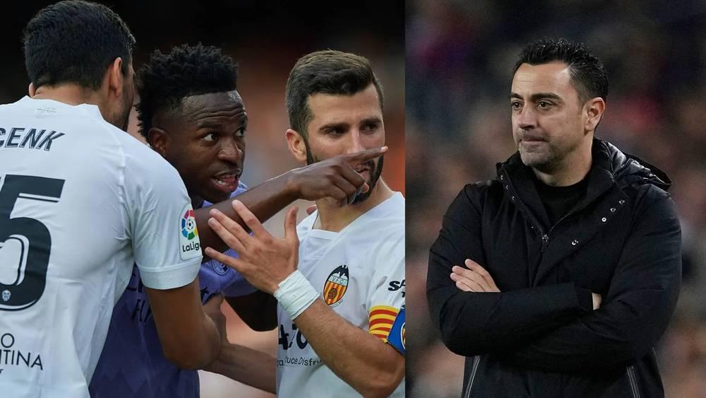 تشافي: "العنصرية؟ يجب أن نقول كفى وإيقاف المباريات إذا كان هناك شتم"