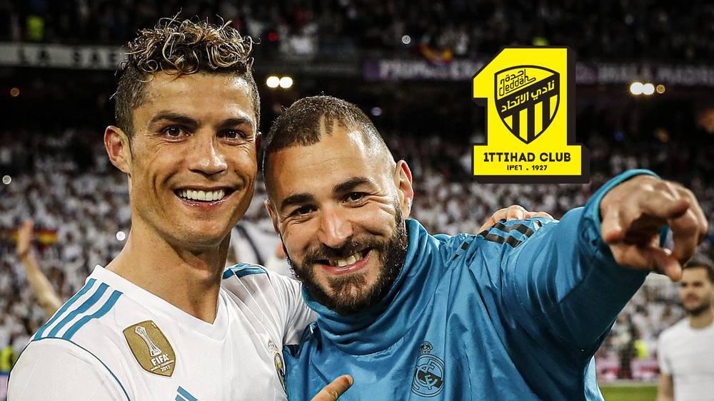 صحيفة 'آس': "بنزيما في طريقه إلى الاتحاد وقد أجرى محادثات مع كريستيانو لسؤاله عن الدوري السعودي"