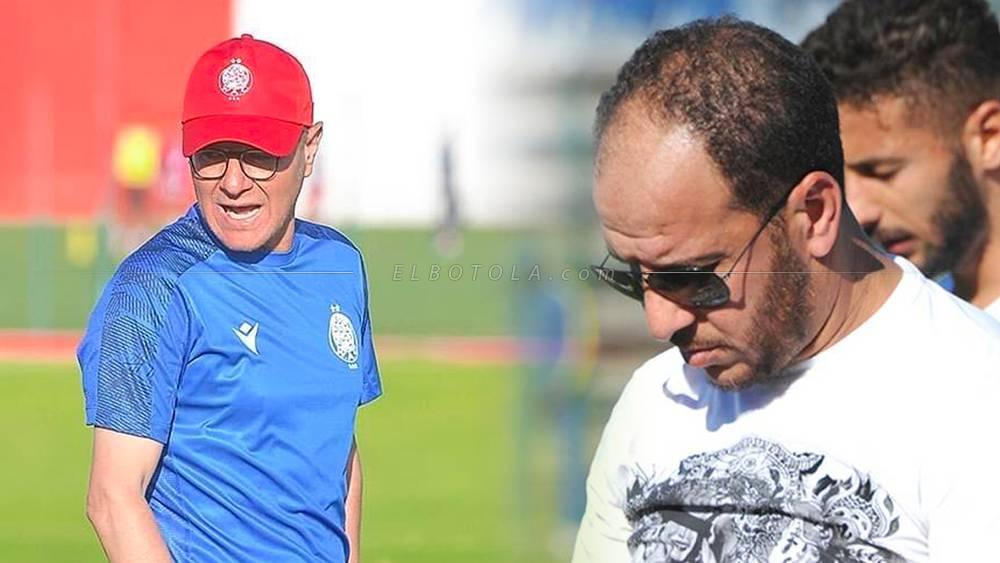 بنهاشم يغادر الوداد ويعوّضه مديحي في مهمة مساعد المدرب سفين