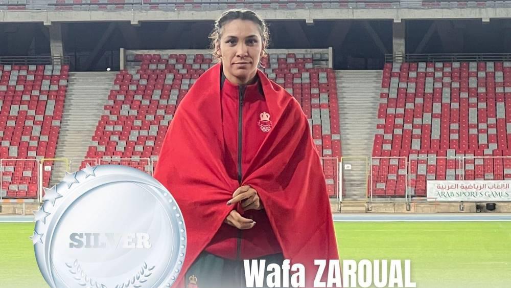 Athlétisme - Wafa Zaroual décroche la médaille d'argent