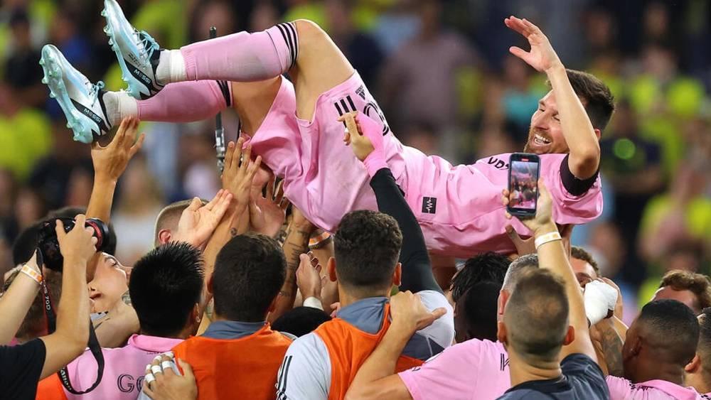 كأس الدوريات/ ميسي يسجل هدفا ويقود إنتر ميامي للتتويج بأول لقب في تاريخه على حساب ناشفيل