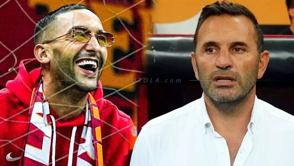 مدرب غلطة سراي: "زياش محظوظ لأنه حظي باستقبال مختلف وقدومه سيحسن المجموعة ويزيد من تنافسيتها"