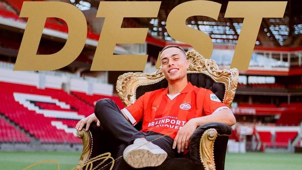 رسميا/ برشلونة يعلن إعارة ديست إلى آيندهوفن مع خيار الشراء