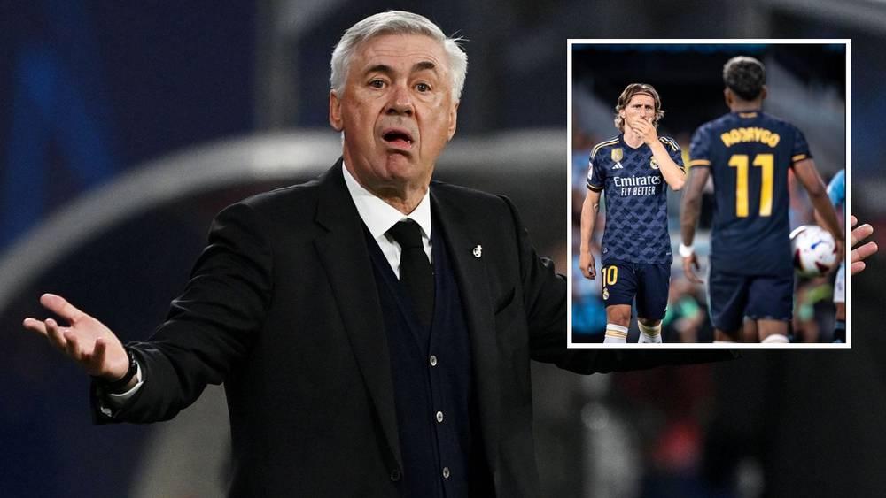 أنشيلوتي: "أنا غاضب لأنني طلبت من مودريتش تنفيذ ركلة الجزاء ولا أعلم ما حدث بين اللاعبين في الملعب"