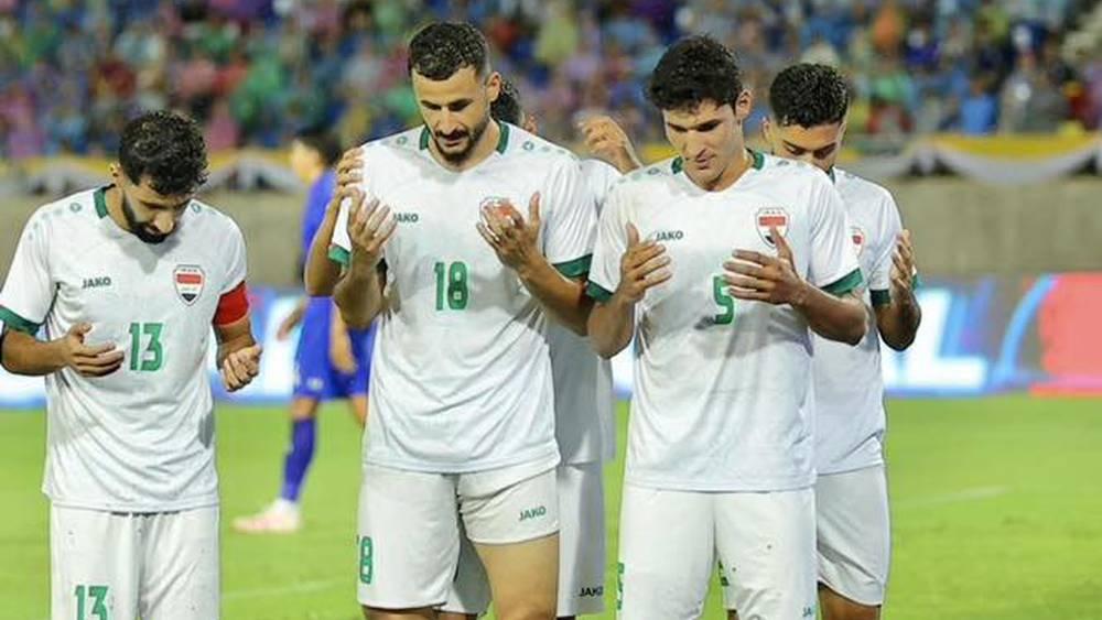 العراقي أمين حسين لاعب الرجاء من معسكر منتخب بلاده: "خالص العزاء لأهلي في المغرب"