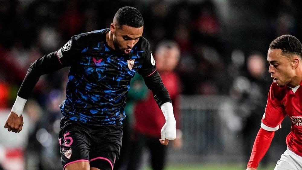 دوري الأبطال/ بي إس في آيندهوفن يجبر ضيفه إشبيلية على التعادل (2-2) في مباراة سجل فيها النصيري هدفا