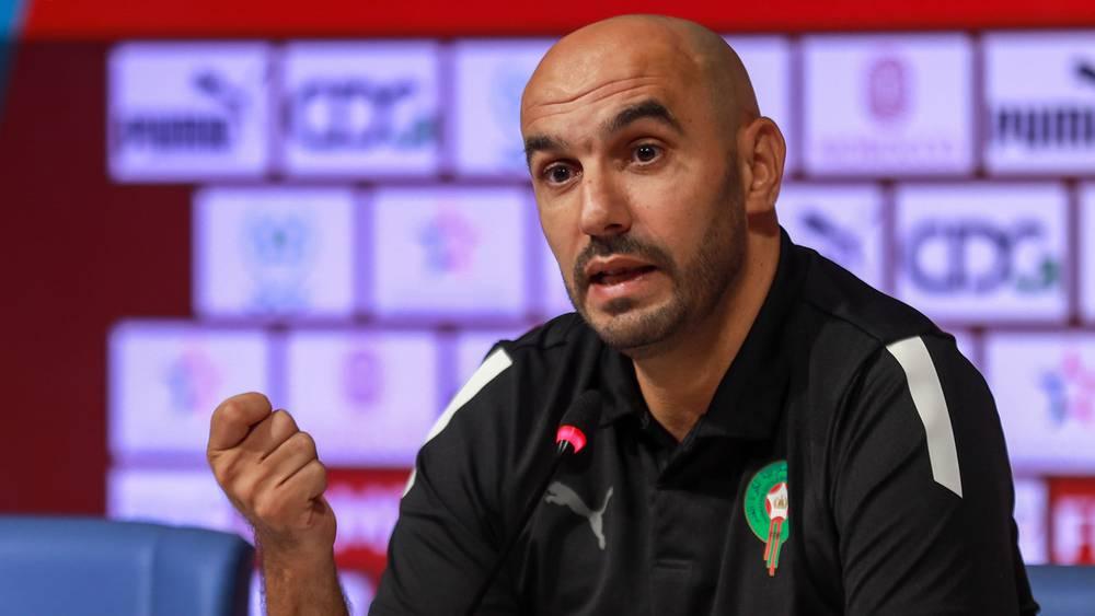 الركراكي: "أقولها وأكررها للذين يتحدثون كثيرا لن نلعب كرة البرازيل في أفريقيا وسنرى لاعبين آخرين أمام ليبيريا"