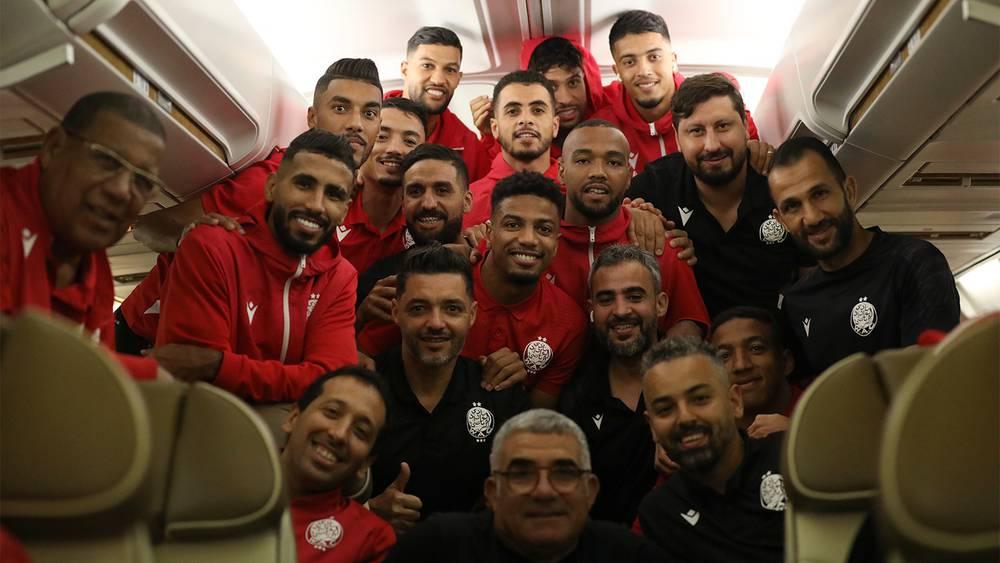 بعثة الوداد تعود لأرض الوطن قادمة من نيجيريا بعد الانتصار على إنييمبا في الدوري الأفريقي