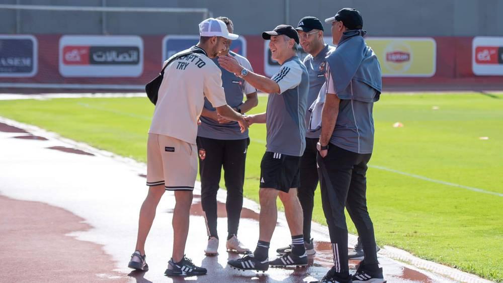 رضا سليم يتواجد في تداريب الأهلي ويبدأ برنامج التأهيل البدني خلال الساعات القادمة بعد خضوعه لعملية جراحية