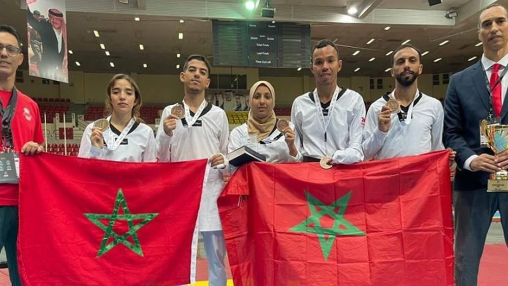 Para-taekwondo - Médaille d'Or et quatre médailles de Bronze à Amman
