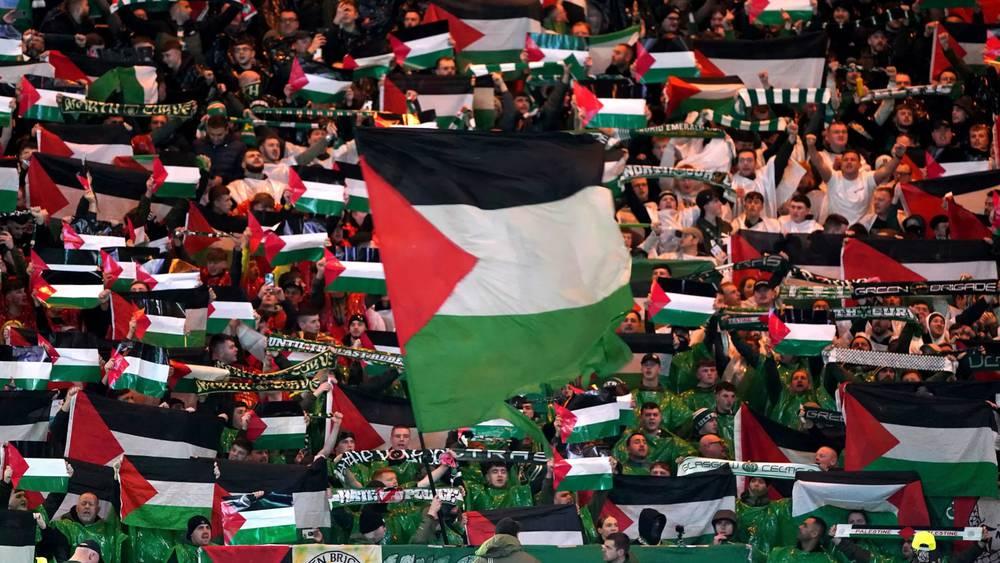 "اليويفا" يفرض غرامة مالية على سلتيك (17 ألف يورو) بسبب رفع جماهيره أعلام فلسطين ضد أتلتيكو مدريد!