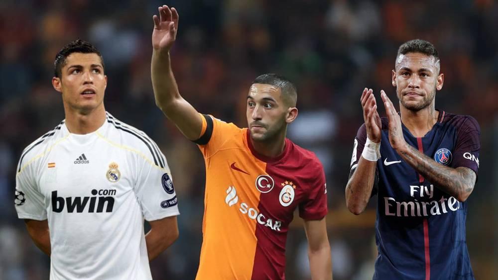 دوري الأبطال/ زياش ثالث لاعب بعد كريستيانو ونيمار يسجل هدفين من ركلة حرة في نفس المباراة