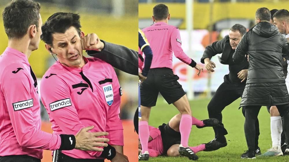 الرئيس السابق لنادي أنقرة التركي الذي اعتدى على الحكم يغادر السجن