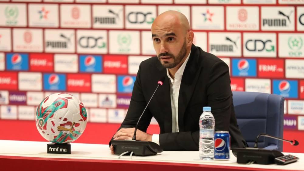 الركراكي: "غَادِي نْكُون ظلمت شي لاعبين ولكن حتى ابني يشعر بالظلم حين لا أشتري له شيئا"